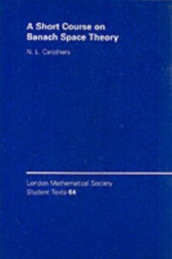 Short Course on Banach Space Theory (eBook, PDF) - Carothers, N. L.
