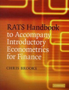 RATS Handbook to Accompany Introductory Econometrics for Finance (eBook, PDF) - Brooks, Chris