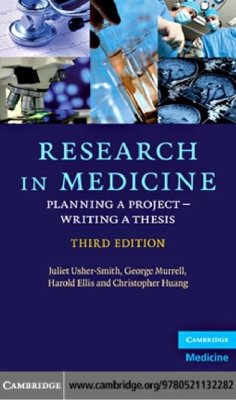 Research in Medicine (eBook, PDF) - Usher-Smith, Juliet