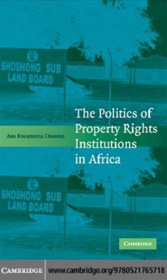 Cover Politics of Property Rights Institutions in Africa (eBook, PDF)