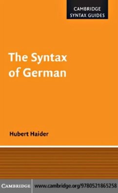 Cover Syntax of German (eBook, PDF)