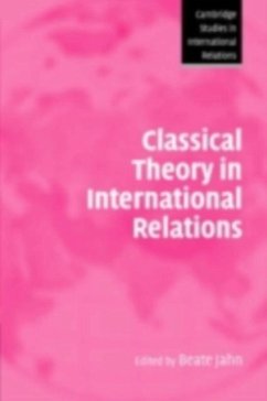 Cover Classical Theory in International Relations (eBook, PDF)