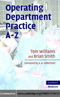 Operating Department Practice A-Z (eBook, PDF) - Williams, Tom