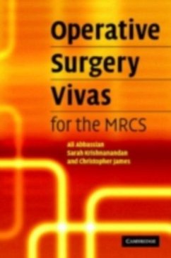 Operative Surgery Vivas for the MRCS (eBook, PDF) - Abbassian, Ali