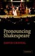 Pronouncing Shakespeare (eBook, PDF) - Bild 1