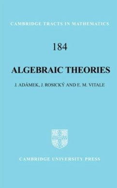 Algebraic Theories (eBook, PDF) - Adamek, J.