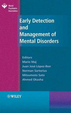 Early Detection and Management of Mental Disorders (eBook, PDF) Cover Early Detection and Management of Mental Disorders (eBook, PDF)