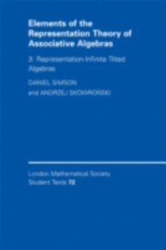 Elements of the Representation Theory of Associative Algebras: Volume 3, Representation-infinite Tilted Algebras (eBook, PDF) - Simson, Daniel