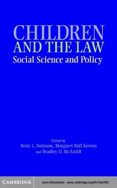 Children, Social Science, and the Law (eBook, PDF)