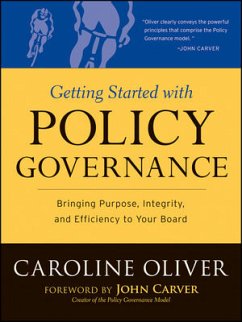 Getting Started with Policy Governance (eBook, PDF) - Oliver, Caroline