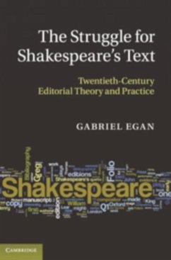 Struggle for Shakespeare's Text (eBook, PDF) - Egan, Gabriel