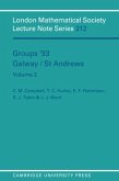 Groups '93 Galway/St Andrews: Volume 2 (eBook, PDF)