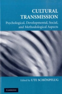Cultural Transmission (eBook, PDF)