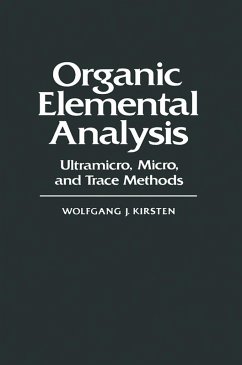 Cover Organic Elemental Analysis (eBook, PDF)