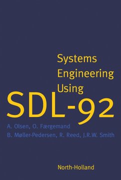 Cover Systems Engineering Using SDL-92 (eBook, PDF)