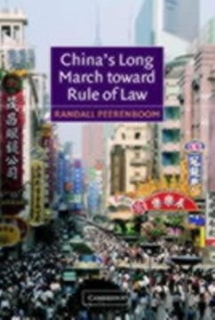 Cover China's Long March toward Rule of Law (eBook, PDF)
