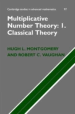 Multiplicative Number Theory I (eBook, PDF) - Montgomery, Hugh L.