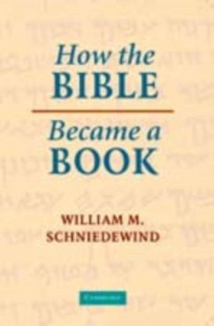 How the Bible Became a Book (eBook, PDF) - Schniedewind, William M.