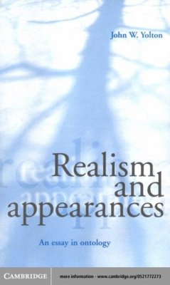 Realism and Appearances (eBook, PDF) - Yolton, John W.