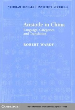 Aristotle in China (eBook, PDF) - Wardy, Robert