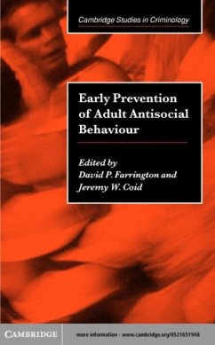 Early Prevention of Adult Antisocial Behaviour (eBook, PDF) Cover Early Prevention of Adult Antisocial Behaviour (eBook, PDF)