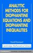 Analytic Methods for Diophantine... - Bild 1