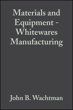 Cover Materials and Equipment - Whitewares Manufacturing, Volume 14, Issue 1/2 (eBook, PDF)