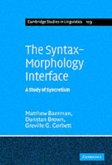 Syntax-Morphology Interface (eBook, PDF)