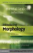 Introducing Morphology (eBook, PDF) - Bild 1