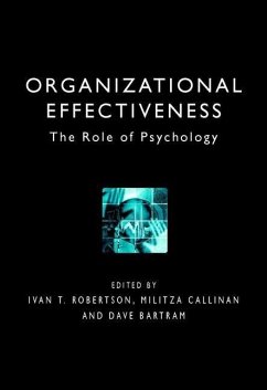 Cover Organizational Effectiveness (eBook, PDF)