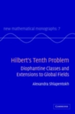 Hilbert's Tenth Problem (eBook, PDF) - Shlapentokh, Alexandra