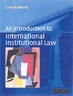Cover Introduction to International Institutional Law (eBook, PDF)