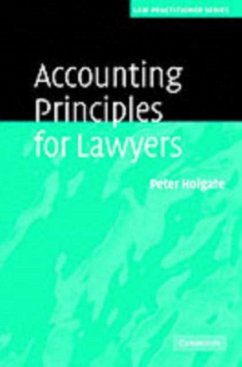 Accounting Principles for Lawyers (eBook, PDF) Cover Accounting Principles for Lawyers (eBook, PDF)