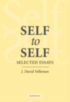 Self to Self (eBook, PDF) - Velleman, J. David
