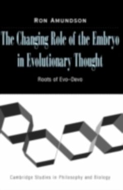 Changing Role of the Embryo in Evolutionary Thought (eBook, PDF) - Amundson, Ron