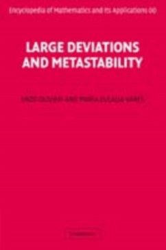 Large Deviations and Metastability (eBook, PDF) - Olivieri, Enzo
