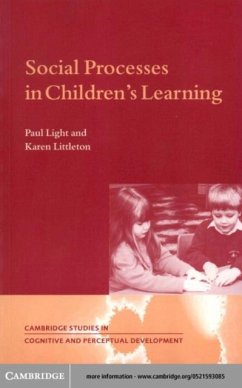 Cover Social Processes in Children's Learning (eBook, PDF)