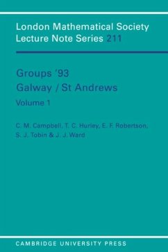Cover Groups '93 Galway/St Andrews: Volume 1 (eBook, PDF)