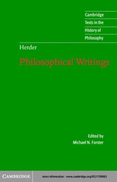 Herder: Philosophical Writings (eBook, PDF) - Herder, Johann Gottfried Von