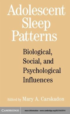 Cover Adolescent Sleep Patterns (eBook, PDF)