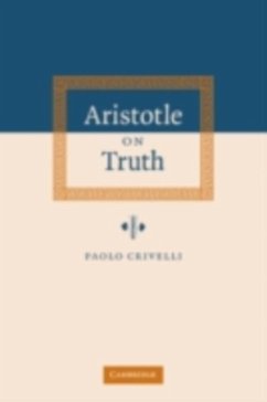 Cover Aristotle on Truth (eBook, PDF)