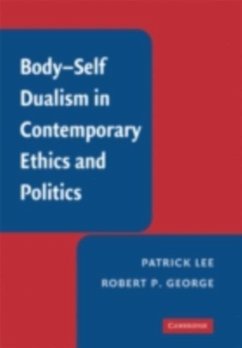 Cover Body-Self Dualism in Contemporary Ethics and Politics (eBook, PDF)