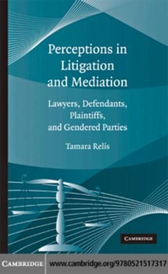 Perceptions in Litigation and Mediation (eBook, PDF) - Relis, Tamara