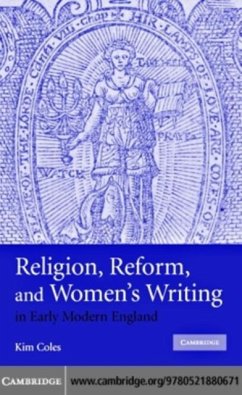 Cover Religion, Reform, and Women's Writing in Early Modern England (eBook, PDF)