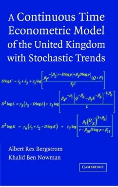 Cover Continuous Time Econometric Model of the United Kingdom with Stochastic Trends (eBook, PDF)