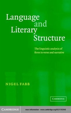 Language and Literary Structure (eBook, PDF) - Fabb, Nigel