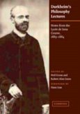 Durkheim's Philosophy Lectures (eBook, PDF)