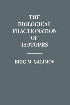 Cover The Biological Fractionation of Isotopes (eBook, PDF)