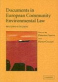 Documents in European Community Environmental Law (eBook, PDF)