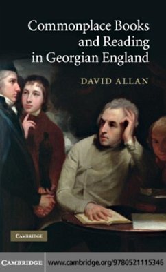 Cover Commonplace Books and Reading in Georgian England (eBook, PDF)